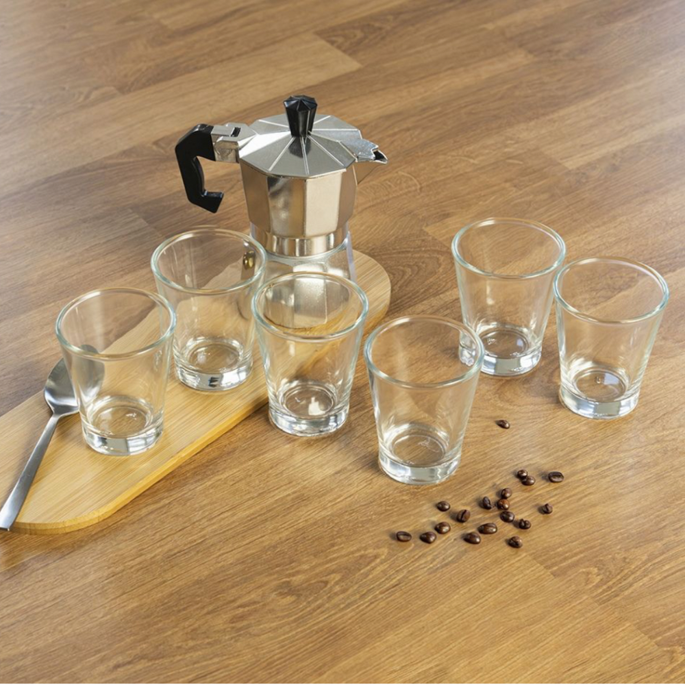 Set bicchierini caffé in vetro