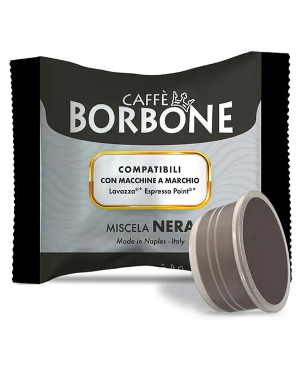 100 Capsule Borbone Miscela NERA
Compatibili con macchine a marchio Lavazza®* Espresso Point®*