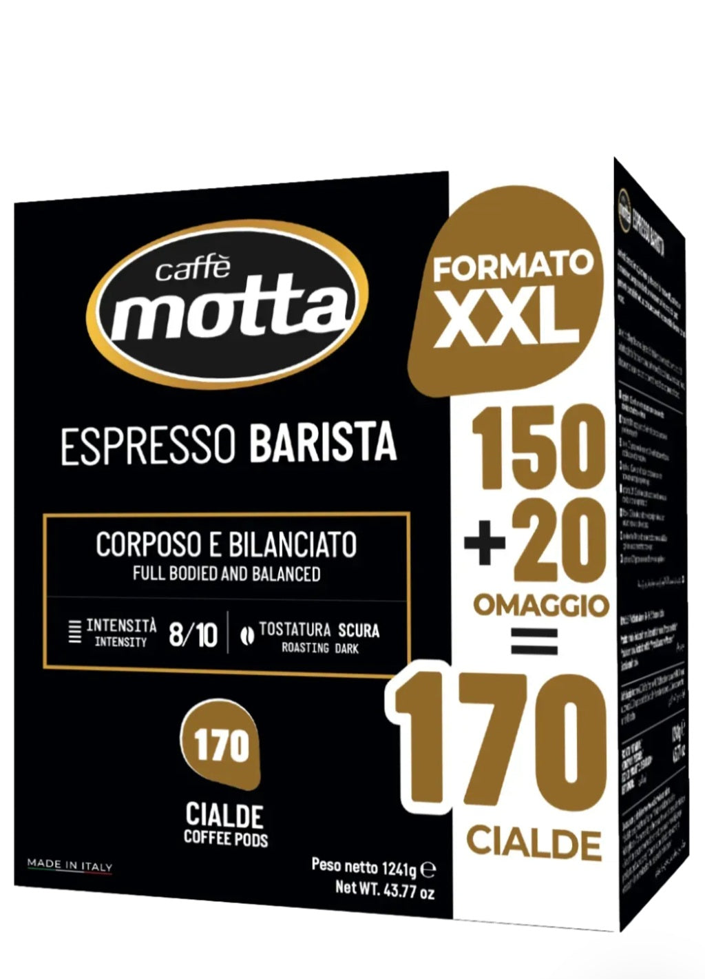 Espresso Barista Caffè Motta 150 Cialde +20 OMAGGIO