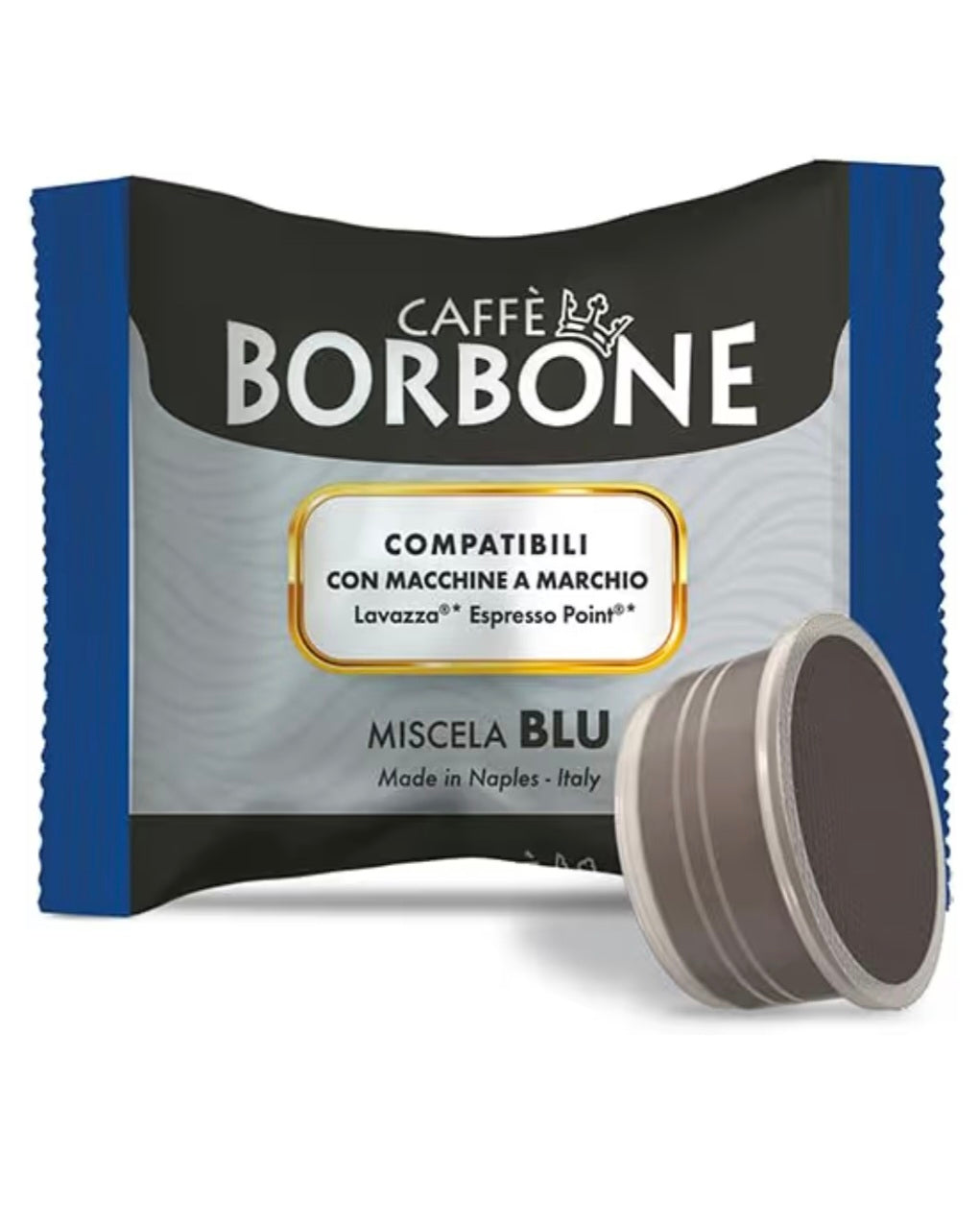 100 Capsule Borbone Miscela BLU
Compatibili con macchine a marchio Lavazza®* Espresso Point®*