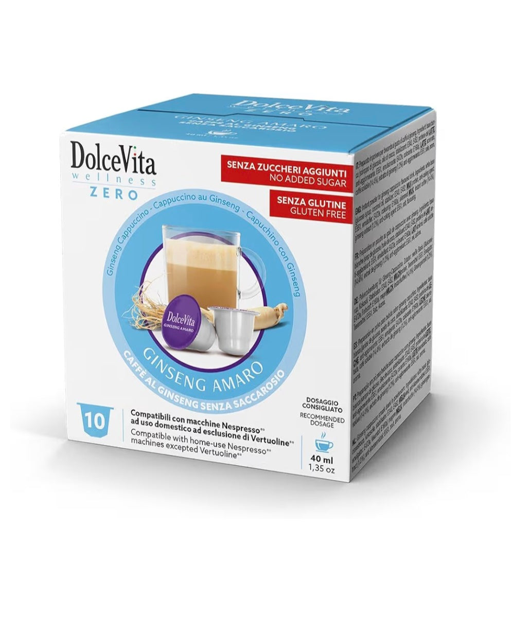 Dolce Vita Nespresso®* GINSENG AMARO 10 pz