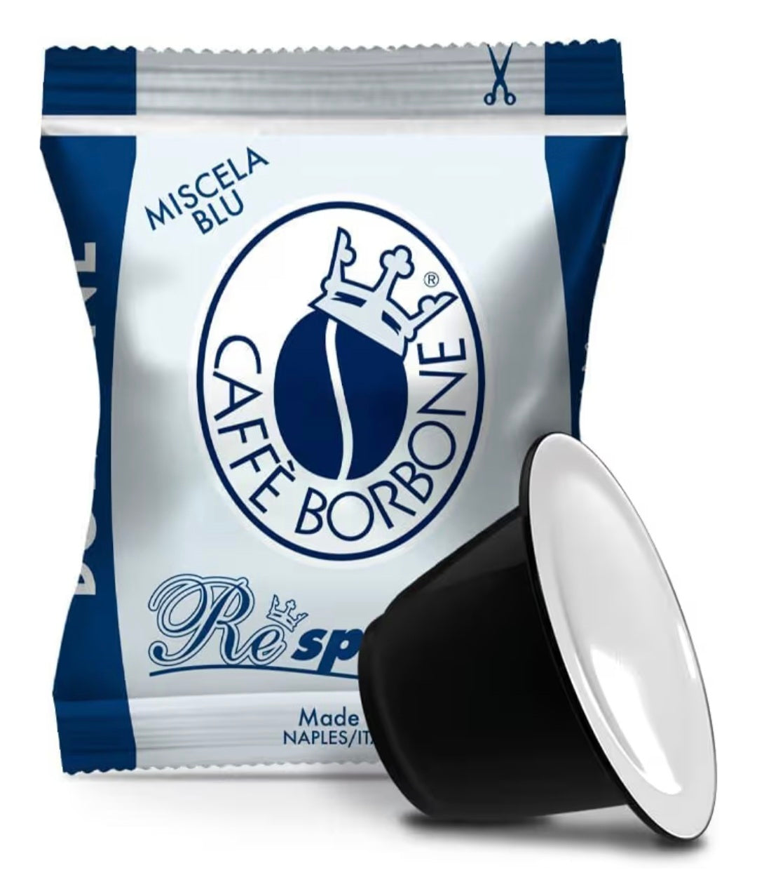 100 Capsule Borbone Compatibili con macchine ad uso domestico Nespresso®* Miscela BLU
