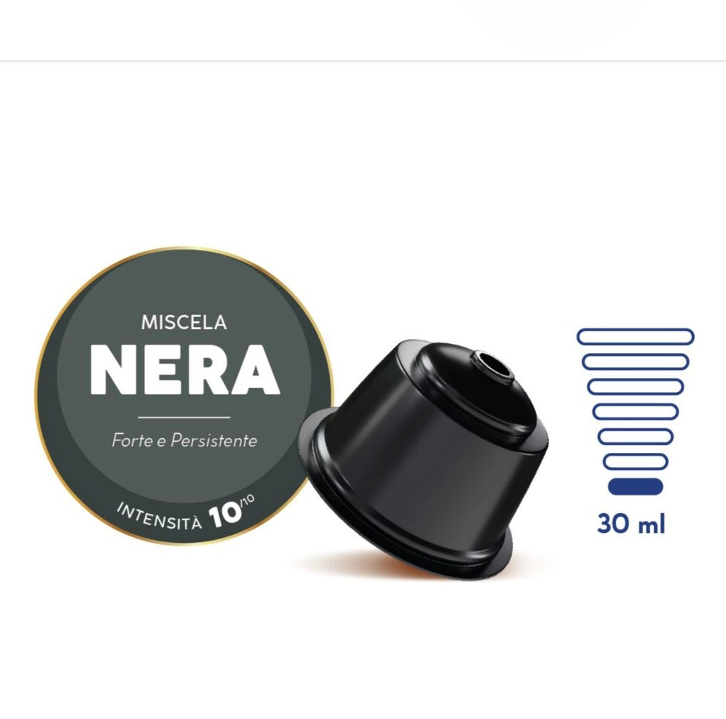 50 Nuove Capsule Borbone Compatibili con Macchine da Caffè Nescafè®* Dolce Gusto®* Miscela Nera