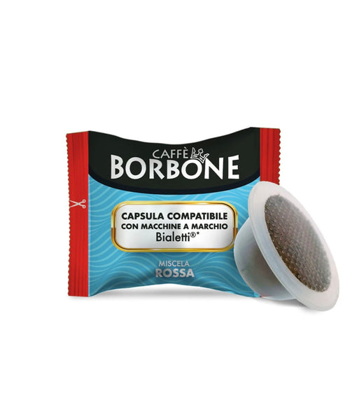 100 Capsule Caffè Borbone Compatibili Bialetti®* - Miscela ROSSA