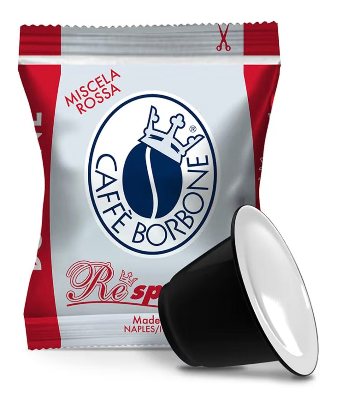 100 Capsule Compatibili con macchine ad uso domestico Nespresso®* Miscela ROSSA