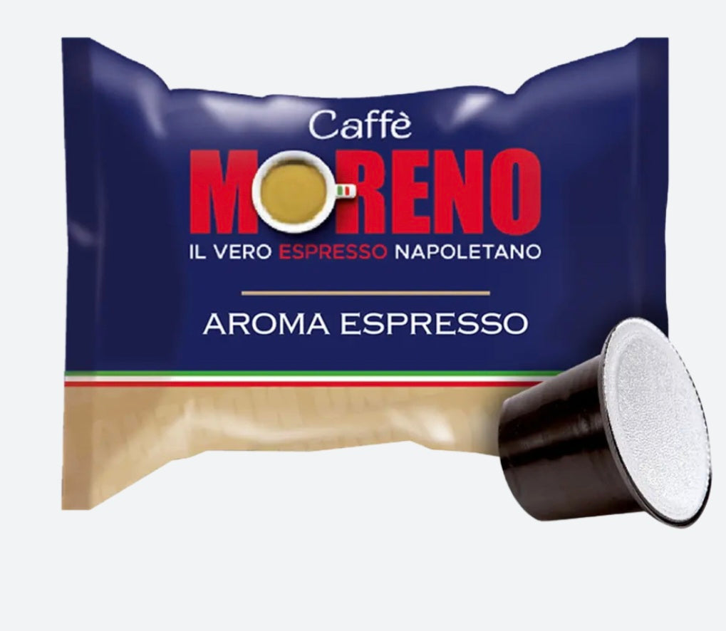 CAPSULE COMPATIBILI NESPRESSO®MISCELA AROMA ESPRESSO -CAFFE MORENO