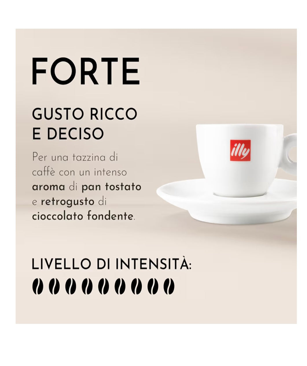 Illy forte compatibile in alluminio nespresso 10pz
