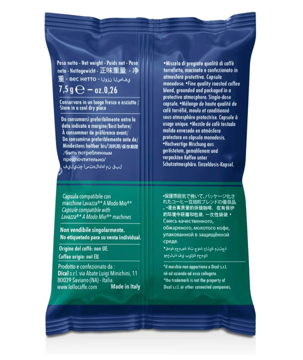 Lollo dek lavazza a modo mio 100pz