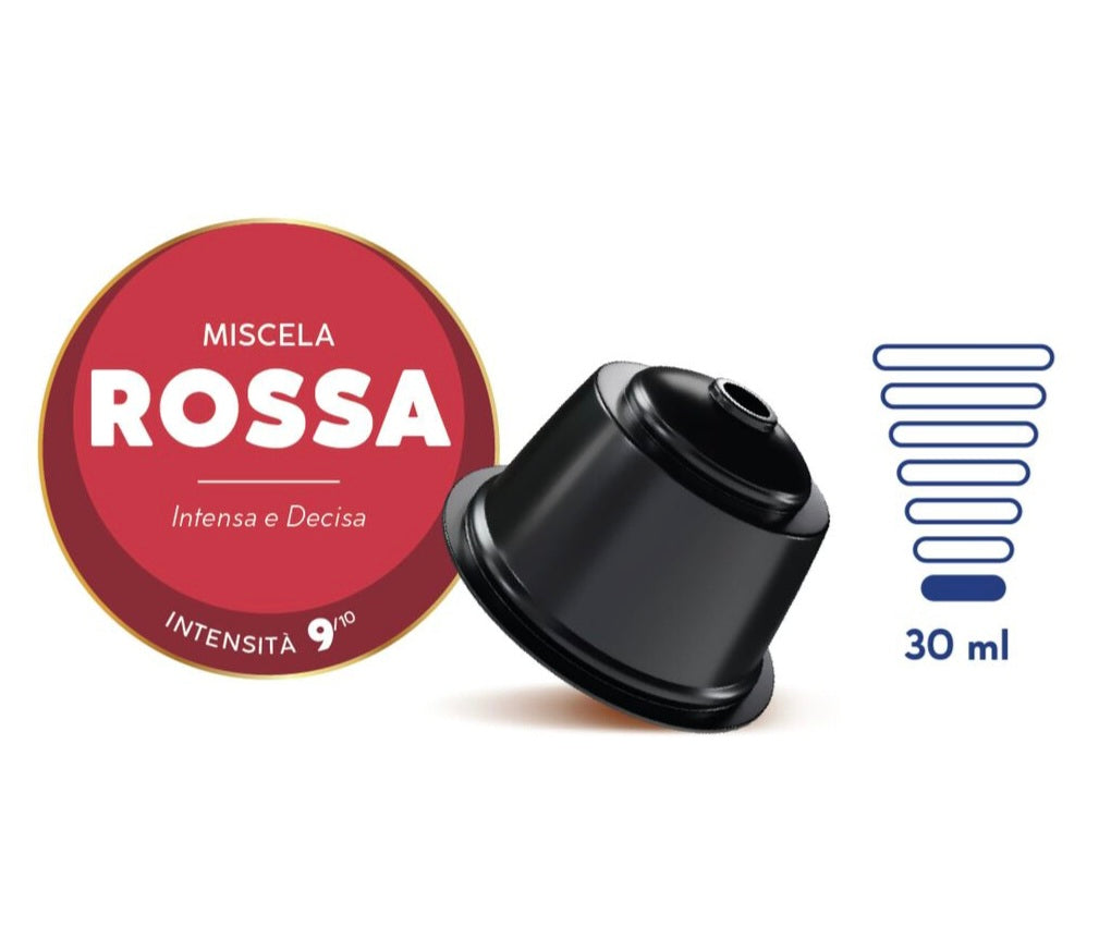 50 Nuove Capsule Borbone Compatibili con Macchine da Caffè Nescafè®* Dolce Gusto®* Miscela Rossa