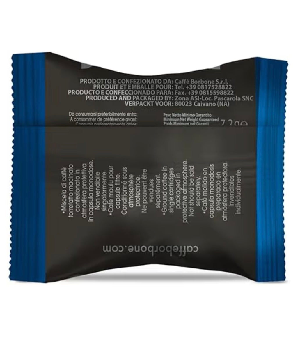 100 Capsule Borbone Miscela BLU
Compatibili con macchine a marchio Lavazza®* Espresso Point®*