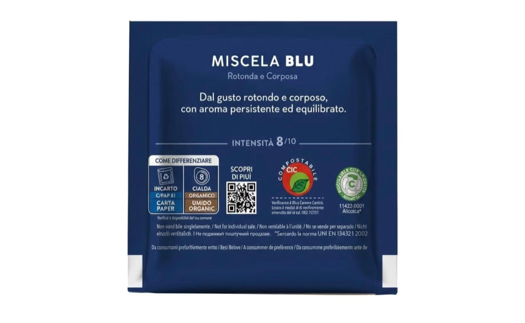 150 Cialde ESE 44 mm Caffè Borbone Miscela BLU