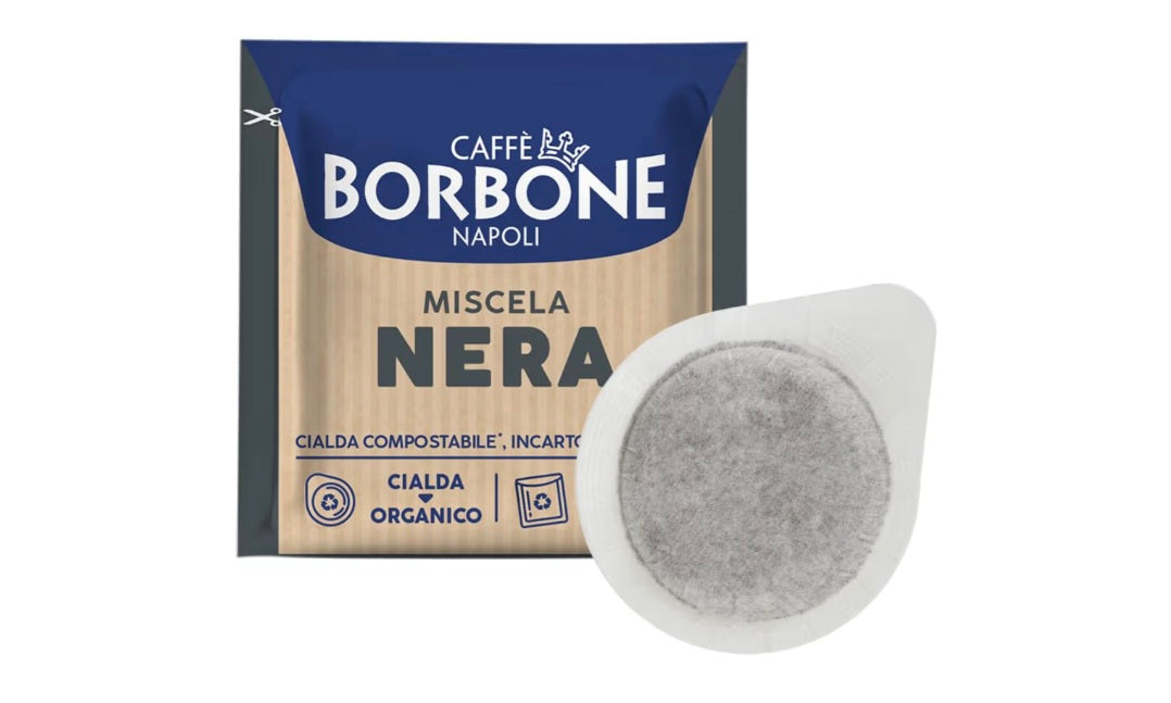 150 Cialde ESE 44 mm Caffè Borbone Miscela NERA