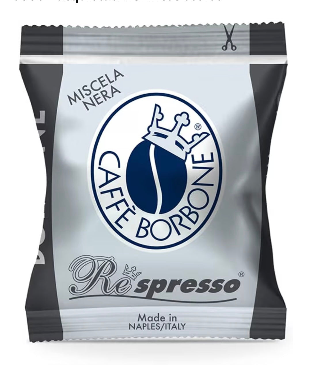 100 Capsule Compatibili con macchine ad uso domestico Nespresso®* Miscela NERA