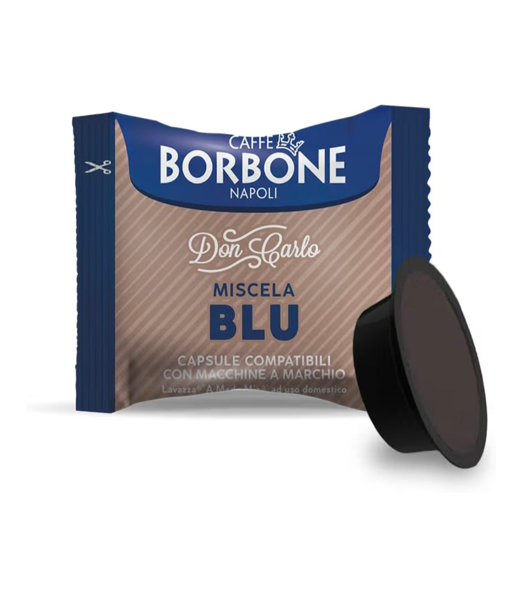100 Capsule Borbone Compatibili Don Carlo Miscela BLU