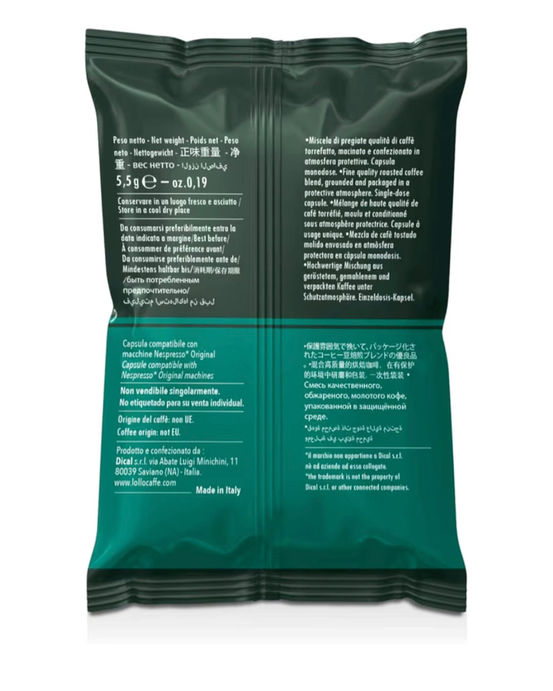 Lollo dek nespresso 100pz