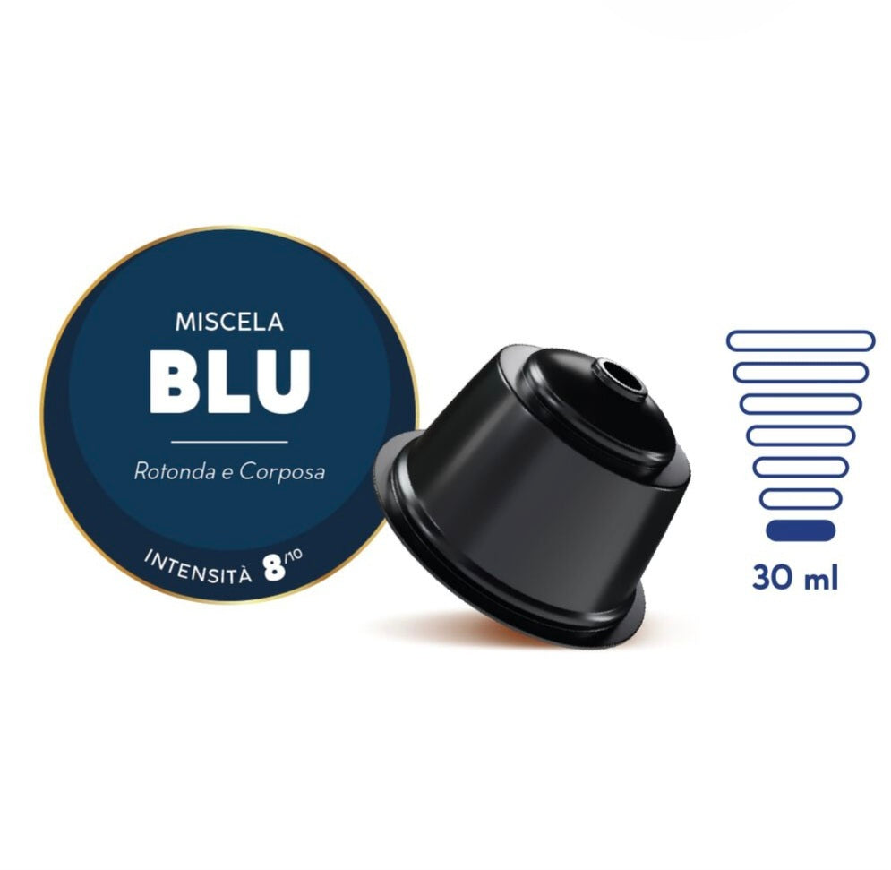 50 Nuove Capsule Borbone Compatibili con Macchine da Caffè Nescafè®* Dolce Gusto®* Miscela Blu