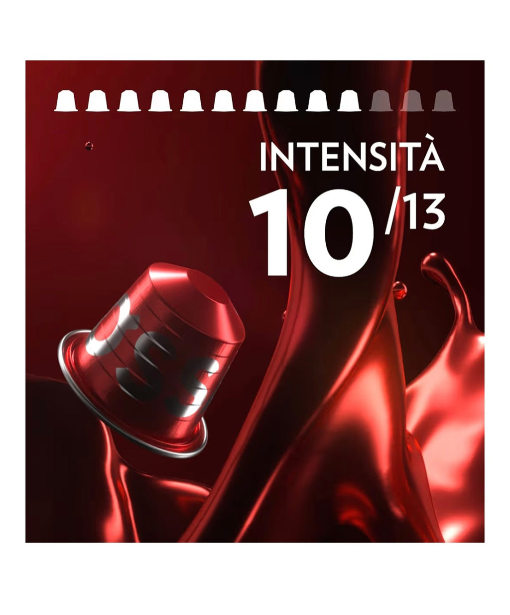Lavazza qualità rossa in alluminio compatibile con nespresso 80pz