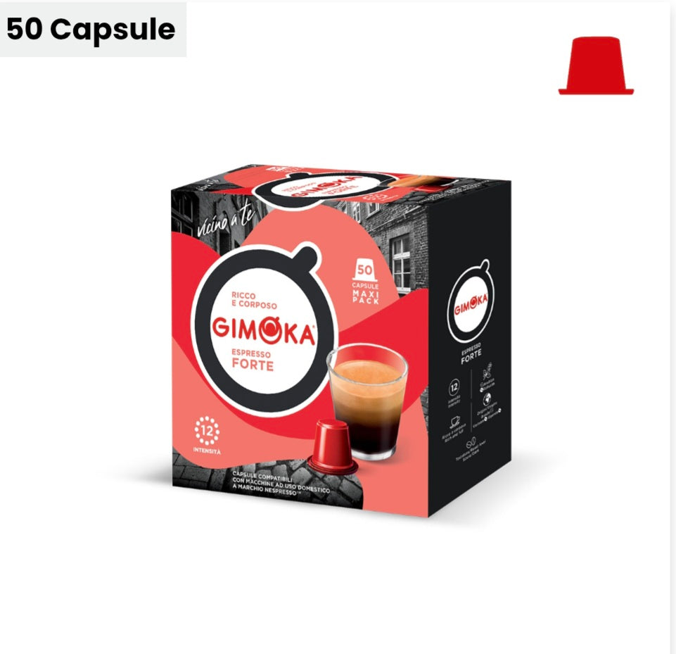 Gimoka master da 2 confezioni di FORTE compatibili con sistema Nespresso®*