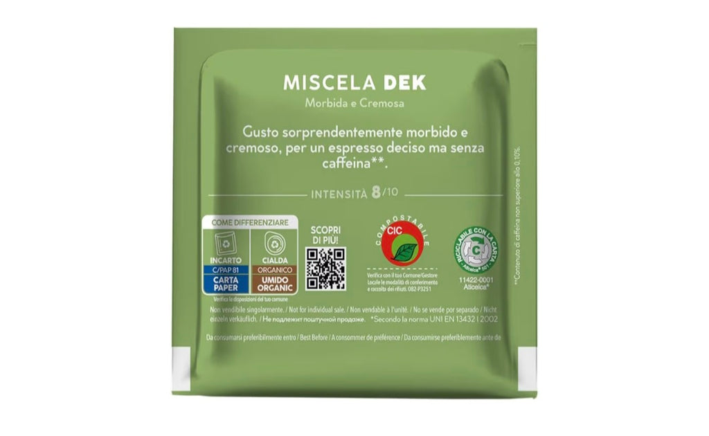 150 Cialde ESE 44 mm Caffè Borbone Miscela VERDE DEK
