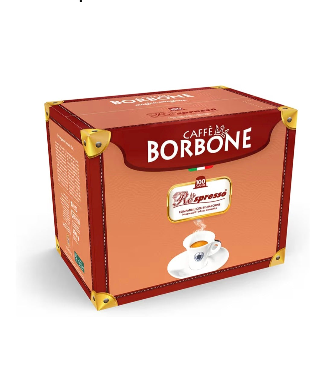 100 Capsule Borbone Compatibili con macchine ad uso domestico Nespresso®* Miscela BLU