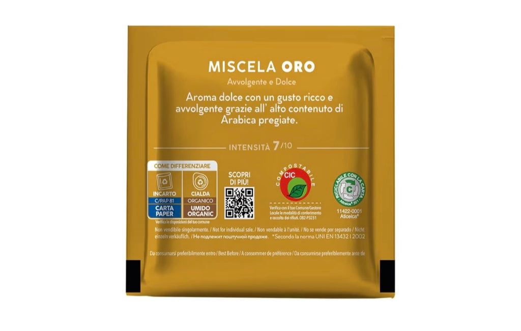 150 Cialde ESE 44 mm Caffè Borbone Miscela ORO
