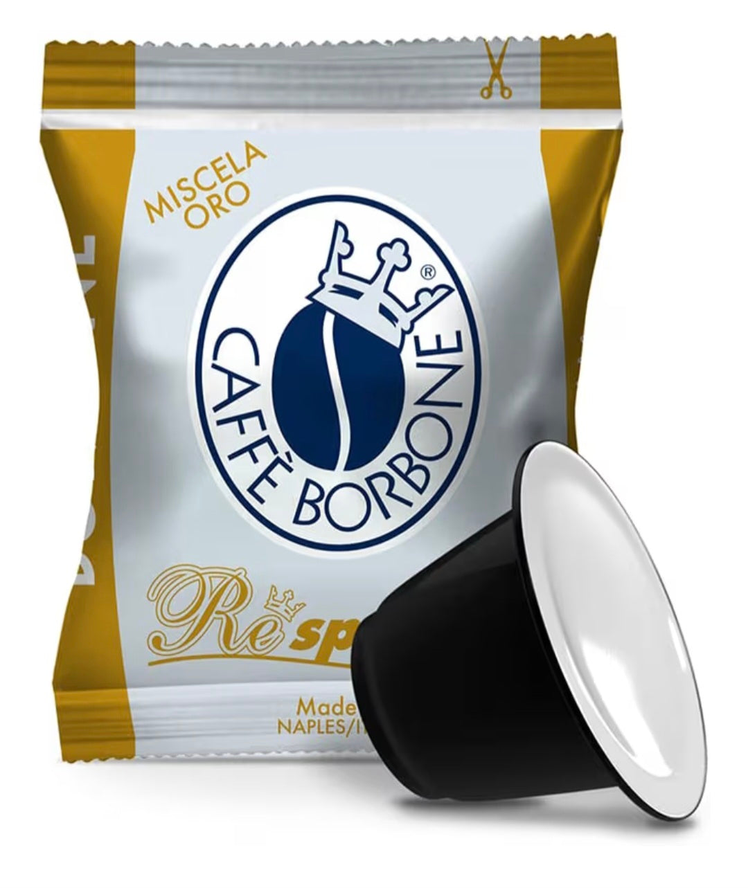 100 Capsule Borbone Compatibili con macchine ad uso domestico Nespresso®* Miscela ORO