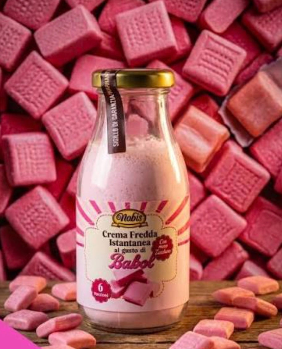 Crema fredda istantanea al gusto di babol