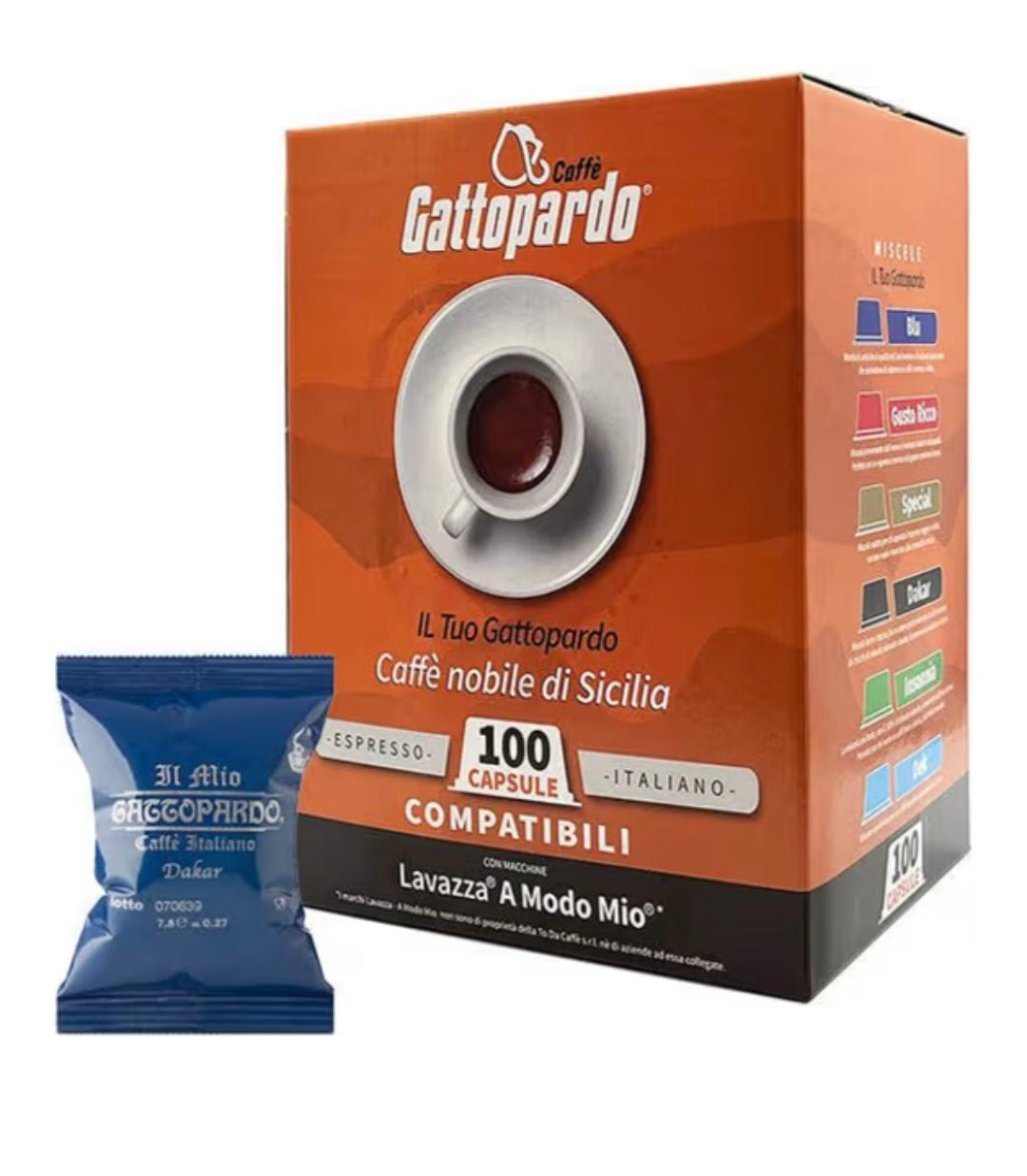 Gattopardo Dakar lavazza a modo mio 100pz